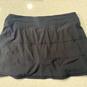 Black Lululemon Tennis Skirt
